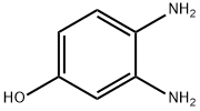 3,4-二氨基苯酚 盐酸盐, 615-72-5, 结构式