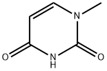 1-メチルピリミジン-2,4(1H,3H)-ジオン 化学構造式