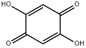 2,5-DIHYDROXY-1,4-BENZOQUINONE Struktur