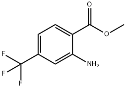 2-氨基-4-三氟甲基苯甲酸甲酯 结构式