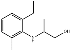 2-[(2-ETHYL-6-METHYLPHENYL)AMINO]-1-PROPANOL Structure