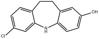 7-CHLORO-10,11-DIHYDRO-5H-DIBENZ[B,F]ACEPIN-2-OL 化学構造式