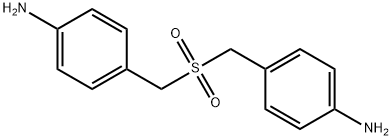 4-[(4-aminophenyl)methylsulfonylmethyl]aniline 结构式