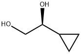 (1S)-1-Cyclopropyl-1,2-ethanediol 化学構造式