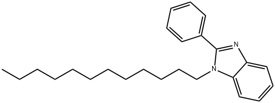 1-N-DODECYL-2-PHENYLBENZIMIDAZOLE, 615280-16-5, 结构式