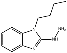 (1-BUTYL-1H-BENZOIMIDAZOL-2-YL)-HYDRAZINE 化学構造式