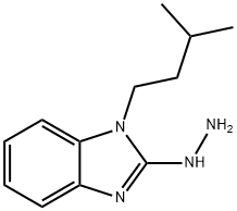 2-HYDRAZINO-1-ISOPENTYL-1H-BENZIMIDAZOLE Struktur