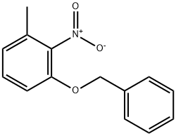 1-ベンジルオキシ-3-メチル-2-ニトロベンゼン 化学構造式