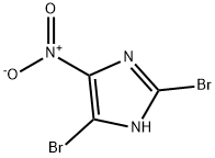 2,4-二溴-5-硝基-1H-咪唑, 6154-30-9, 结构式