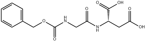 Z-GLY-ASP-OH 化学構造式