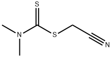 二甲基氨基二硫代羧酸氰基甲基酯,61540-35-0,结构式