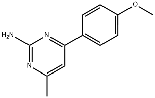 4-(4-METHOXYPHENYL)-6-METHYLPYRIMIDIN-2-AMINE,61541-75-1,结构式