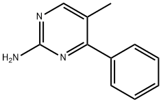 5-甲基-4-苯基嘧啶-2-胺, 61541-77-3, 结构式