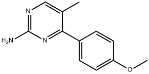 4-(4-METHOXYPHENYL)-5-METHYLPYRIMIDIN-2-AMINE Struktur