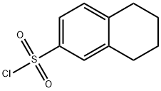 5,6,7,8-テトラヒドロナフタレン-2-スルホニルクロリド 化学構造式
