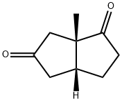 1,5-Pentalenedione,hexahydro-6a-methyl-,(3aR,6aS)-(9CI) Struktur