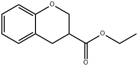 CHROMAN-3-CARBOXYLIC ACID ETHYL ESTER 化学構造式