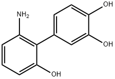 [1,1-Biphenyl]-2,3,4-triol, 6-amino- (9CI) Struktur