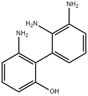[1,1-Biphenyl]-2-ol,  2,3,6-triamino- 结构式