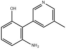 Phenol, 3-amino-2-(5-methyl-3-pyridinyl)- (9CI) Struktur