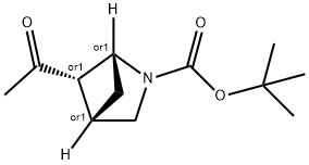 (1r,4s,5s)-rel-5-acetyl-1-boc-2-azabicyclo[2.1.1]hexane Structure