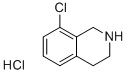 8-氯-1,2,3,4-四氢异喹啉盐酸盐,61563-33-5,结构式