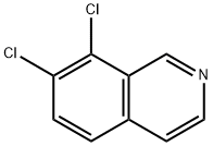 7,8-ジクロロイソキノリン 化学構造式