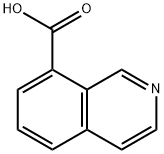 イソキノリン-8-カルボン酸 化学構造式
