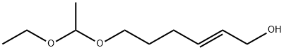 (E)-6-(1-ethoxyethoxy)hex-2-en-1-ol Struktur