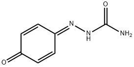 4-(2-カルバモイルヒドラゾノ)-2,5-シクロヘキサジエン-1-オン 化学構造式