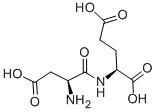 N-L-α-アスパルチル-L-グルタミン酸 化学構造式