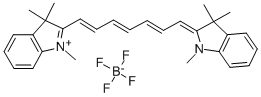 61575-73-3 1,3,3-三甲基-2-[(1E,3E,5E)-7-(1,3,3-三甲基-2,3-二氢-1H-2-吲哚亚基)-1,3,5-庚三烯基]-3H-吲哚四氟硼酸盐