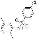 4-氯-N-(2,5-二甲基苯基)苯磺酰胺, 6158-16-3, 结构式