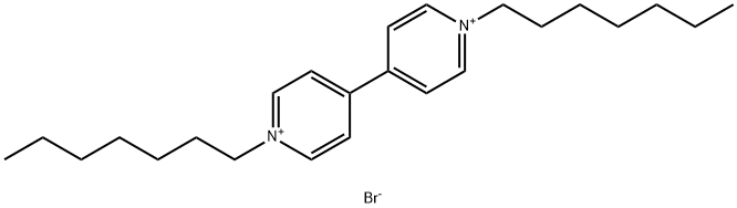 1,1'-DI-N-HEPTYL-4,4'-BIPYRIDINIUM DIBROMIDE Struktur