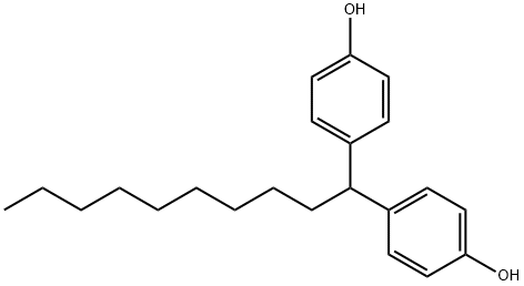 4,4-亚癸基二苯酚, 61593-21-3, 结构式