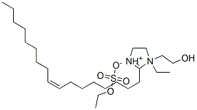 (Z)-1-ethyl-2-(8-heptadecenyl)-4,5-dihydro-1-(2-hydroxyethyl)-1H-imidazolium ethyl sulphate|
