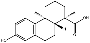 13-Hydroxy-8,11,13-podocarpatrien-18-oic acid Structure