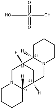 (-)-Sparteine sulfate pentahydrate Structure