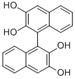2,2',3,3'-テトラヒドロキシ-1,1'-ビナフチル 化学構造式