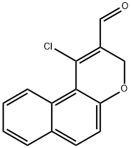 1-CHLORO-3H-BENZO[F]CHROMENE-2-CARBALDEHYDE Structure