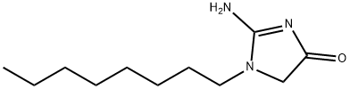 2-amino-1,5-dihydro-1-octyl-4H-imidazol-4-one Struktur