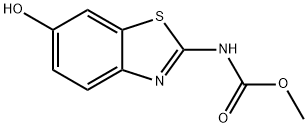 Carbamic acid, (6-hydroxy-2-benzothiazolyl)-, methyl ester (9CI) Struktur