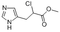 METHYL 2-CHLORO-3-(5-IMIDAZOLYL)PROPIONATE 结构式