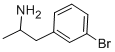 1-(3-bromophenyl)propan-2-amine Struktur