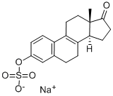Δ-8,9-脱氢雌激素酮硫酸酯钠盐 结构式
