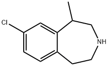 8-氯-2,3,4,5-四氢-1-甲基-1H-3-苯并氮杂卓, 616201-80-0, 结构式