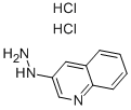 3-ヒドラジノキノリン・2塩酸塩 化学構造式