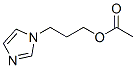 1H-Imidazole-1-propanol,acetate(ester)(9CI) Structure
