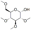 2,3,4,6-四-O-甲基-ALPHA-D-葡萄糖, 6163-35-5, 结构式