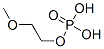 2-甲氧基乙基磷酸二氢酯, 6163-73-1, 结构式